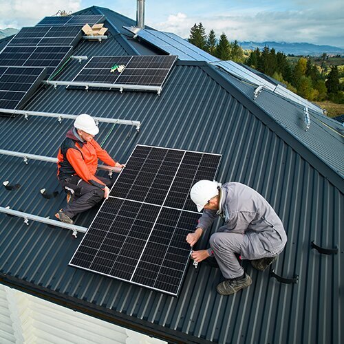 Montagesystem für Trapezblechdach
