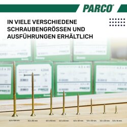 Spaanplaatschroeven 5 x 60 mm voldraad geel verzinkt Torx 25 – 200 Stuks