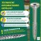 Jet-Fast Universele schroeven 5 x 70 mm verzinkt deeldraad Torx 20 - 100 Stuks