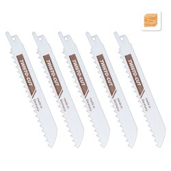 Tigersägeblätter für Holz 4 ZpZ, 150mm - 5...