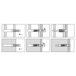 Universele Pluggen 8 x 40 mm – 100 Stuks