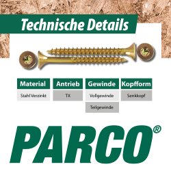 Spaanplaatschroeven assortiment - 4900 stuks