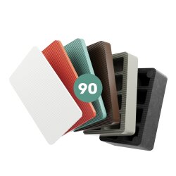 Unterlegplatten Sortiment - 90 Teilig