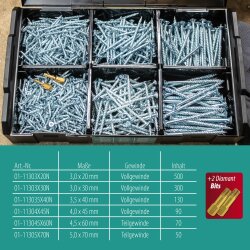 Jet-Fast Universele Schroeven Sortiment 1140-delig