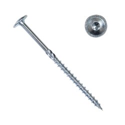 Tellerkopfschraube silber mit Zulassung