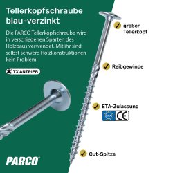 Tellerkopfschraube silber mit Zulassung