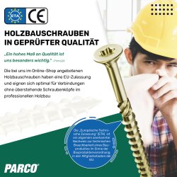 Constructieschroeven geel verzinkt