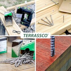 Terrassenschrauben Antrieb Torx