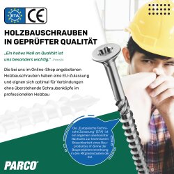 Constructieschroeven blauw verzinkt