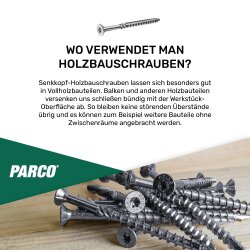 Constructieschroeven blauw verzinkt