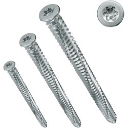 Kozijnschroeven platkop verzinkt Torx 30
