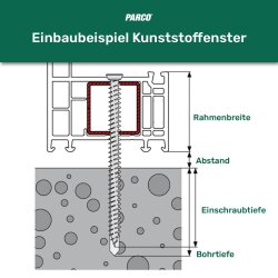 Kozijnschroeven platkop verzinkt Torx 30