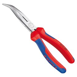 KNIPEX Flachrundzange mit gewinkelten Backen 200 mm