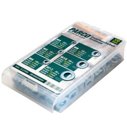 Sluitringen assortiment DIN125 verzinkt - 500 Stuks