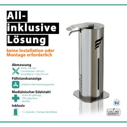 Desinfektionsspender Desk 1,0L