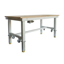 Arbeitstisch mechanisch höhenverstellbar mit 4...