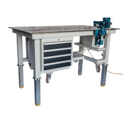 Werkbank Elektrisch höhenverstellbar mit 4...