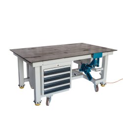 Werkbank Elektrisch höhenverstellbar mit 4...