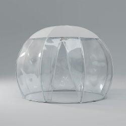Pavillon mit Wind Überzug