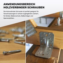 Houtverbindingsschroeven verzinkt TX20