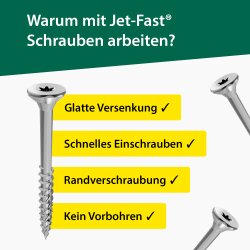 Jet-Fast Schroeven Assortiment Silverline - 5.100 Stuks